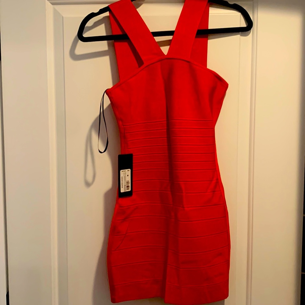 NWT Marciano Blazin Red mini dress size M